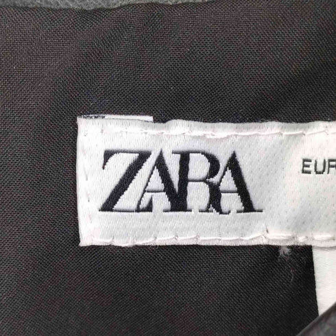 ザラ ZARA フェイクレザーノースリーブワンピース レディース import:S